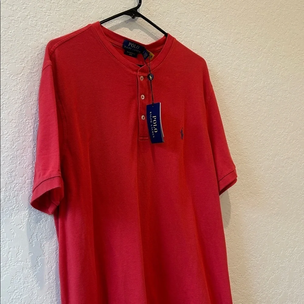 Polo by Ralph Lauren Featherweight Mesh Short-Sleeve Henley